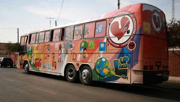 A bus in Brazil. File photo - Sputnik International
