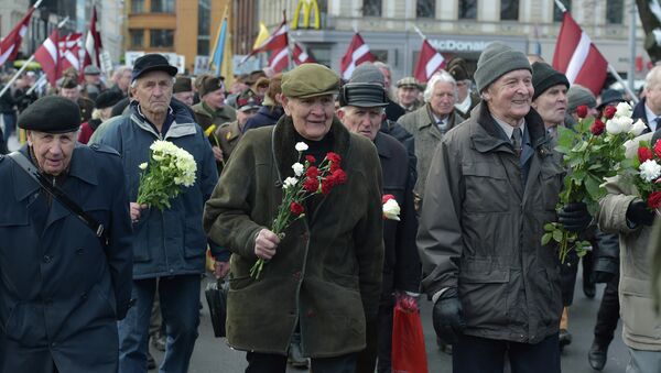 Veterans of the Latvian Legion - Sputnik International
