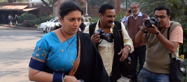 Minster Smriti Irani Minster Smriti Irani - Sputnik International