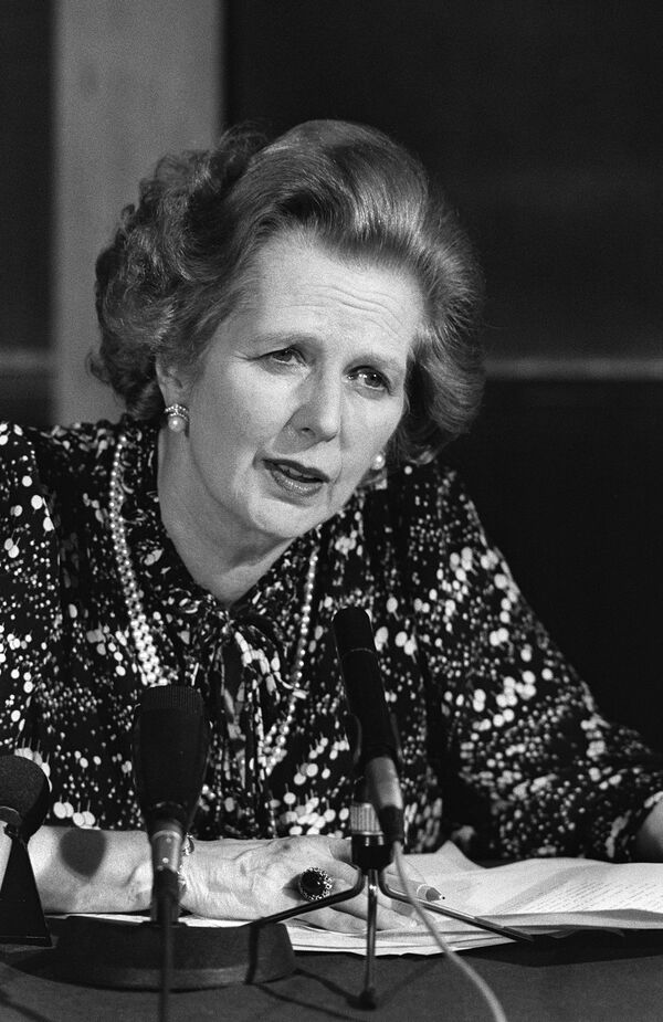 In 1985, soon after she was nearly killed by an IRA bomb in Brighton the Iron Lady proposed moving Northern Ireland Catholics to the Republic of Ireland. She in all seriousness suggested revisiting methods employed by Oliver Cromwell who was dubbed the Butcher of Ireland for the slaughter of tens of thousands of people there in the middle of the 17th century. In 1985, soon after she was nearly killed by an IRA bomb in Brighton the Iron Lady proposed moving Northern Ireland Catholics to the Republic of Ireland. She in all seriousness suggested revisiting methods employed by Oliver Cromwell who was dubbed the Butcher of Ireland for the slaughter of tens of thousands of people there in the middle of the 17th century. - Sputnik International