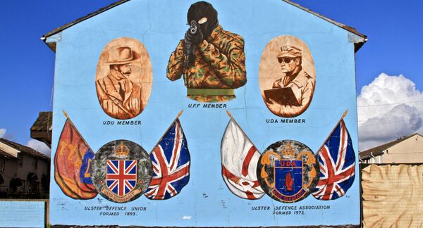 One of the murals near Shankill Road in Belfast, Northern Ireland.  - Sputnik International