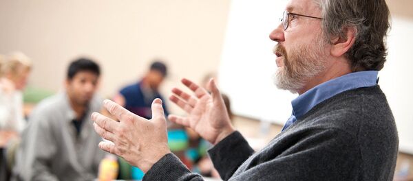 Teacher in a classroom - Sputnik International