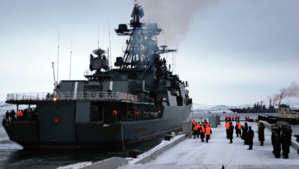 The Admiral Levchenko anti-submarine warfare ship. (File) - Sputnik International