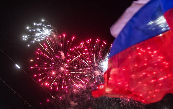 Celebrating Crimean Spring's first anniversary in Simferopol - Sputnik International