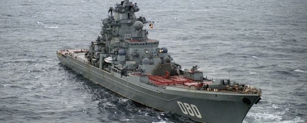 Heavy nuclear missile-bearing cruiser Admiral Nakhimov in the Barents Sea. The Northern Fleet of Russia. - Sputnik International