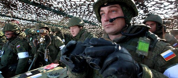 Pacific Fleet Marines hold exercise in Primorsky region Pacific Fleet Marines hold exercise in Primorsky region - Sputnik International