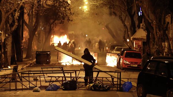 Clashes in Athens - Sputnik International