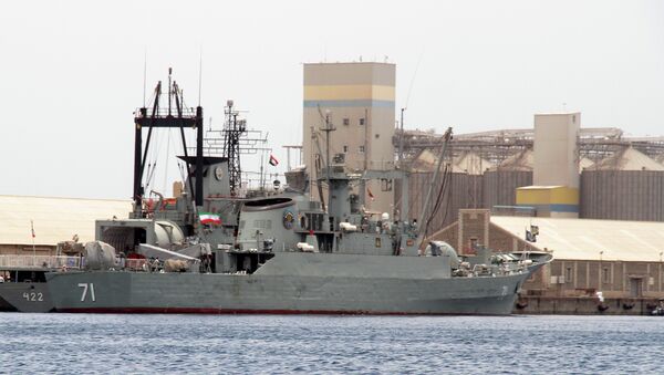 Iranian military ships frigate - Sputnik International