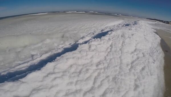 Frozen Waves off coast of Cape Cod - Sputnik International