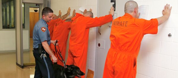Prisoners at the Lexington Assessment and Reception Center, in Lexington, Okla - Sputnik International