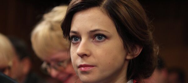 Natalia Poklonskaya, Procurator General of the Republic of Crimea, at a session of Crimea's State Council in Simferopol' - Sputnik International
