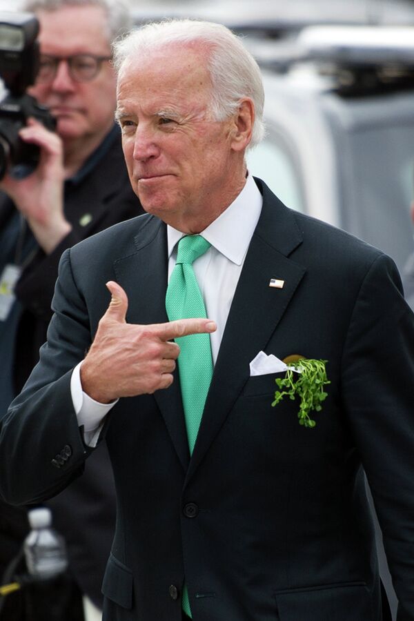 Vice President Biden, sporting green. Vice President Biden, sporting green. - Sputnik International