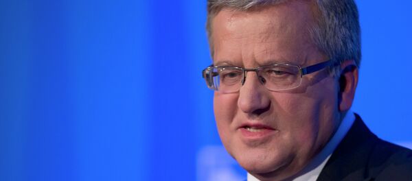 Polish President Bronislaw Komorowski - Sputnik International