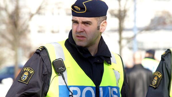A police in Gothenburg, Sweden - Sputnik International