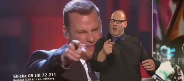A sign language interpreter from Sweden has stolen the joy of victory from the winner. - Sputnik International