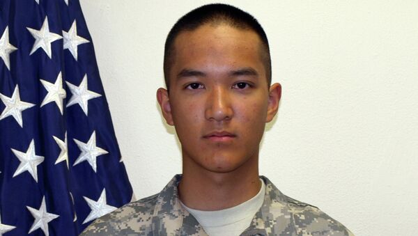 This undated photo provided by the U.S. Army shows Pvt. Danny Chen who was killed Monday, Oct. 3, 2011. Chen, 19, died in Kandahar, Afghanistan. No details of his death were provided - Sputnik International