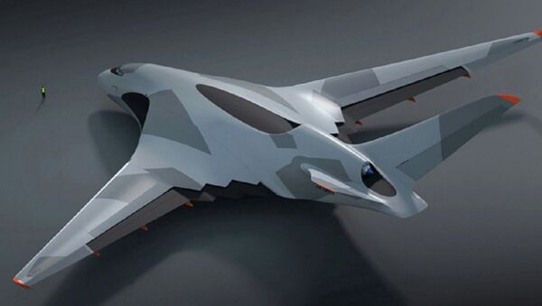 Artist concept of future Russian Special Purpose Aircraft - Sputnik International