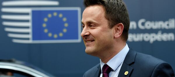 Luxembourg's Prime minister Xavier Bettel arrives for an European Council summit on March 19, 2015 at the Council of the European Union (EU) Justus Lipsius building in Brussels - Sputnik International