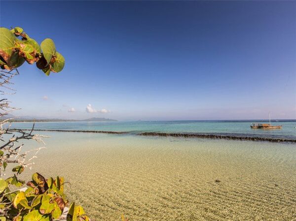 Part of the 500 feet of beach front  - Sputnik International