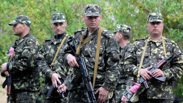 Ukrainian government troops - Sputnik International