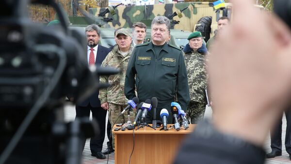 Petro Poroshenko's working visit to Cherkasy Region - Sputnik International