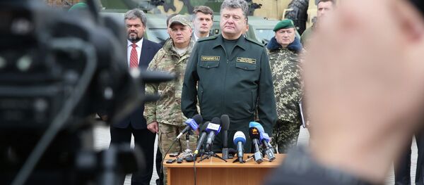 Petro Poroshenko's working visit to Cherkasy Region Petro Poroshenko's working visit to Cherkasy Region - Sputnik International