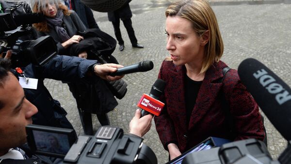 According to Mogherini, the current situation in Ukraine is better than before the Minsk agreements, even with some violations. - Sputnik International