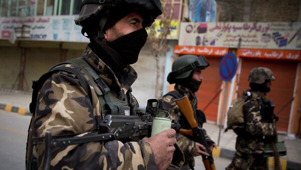 Afghan National Security Forces members - Sputnik International
