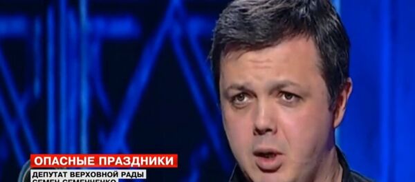 Semyen Semenchenko on Channel 112 Ukraina's Shuster Live program Semyen Semenchenko on Channel 112 Ukraina's Shuster Live program - Sputnik International