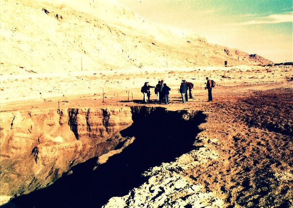 Sinkholes can merge together, producing giant, gaping craters. Sinkholes can merge together, producing giant, gaping craters. - Sputnik International