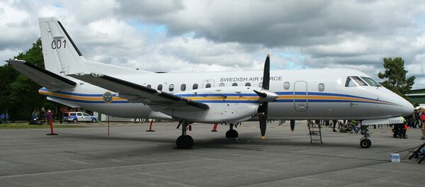 Saab 340 (OS100) '100001 / 001'  The 'OS' designation shows this to be an 'Open Skies' aircraft - Sputnik International