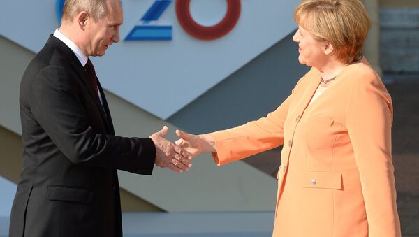 Official welcome of G20 leaders by Russian President Vladimir Putin - Sputnik International