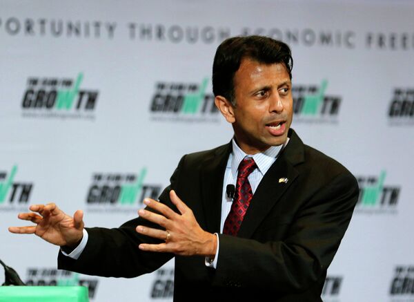 Louisiana Governor Bobby Jindal, an outspoken  critic of the man-made climate change, is likely in a political hot seat because of the FEMA regulation.  - Sputnik International
