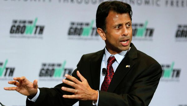 Louisiana Governor Bobby Jindal, an outspoken  critic of the man-made climate change, is likely in a political hot seat because of the FEMA regulation. - Sputnik International
