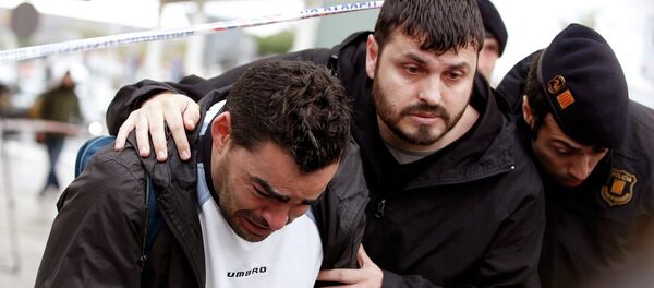 Family members of passengers feared killed in Germanwings plane crash Family members of passengers feared killed in Germanwings plane crash - Sputnik International