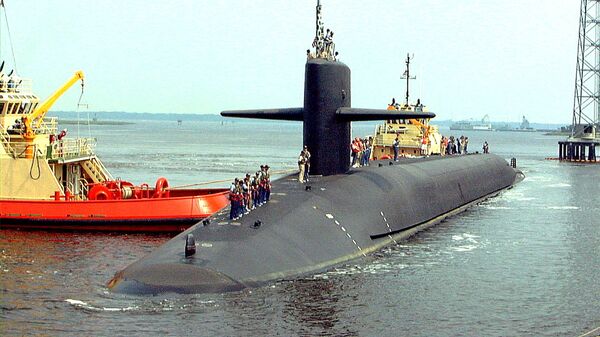 The USS Louisiana, the last of the 18 Trident submarines, arrives at its homeport, the Naval Submarine Base in Kings Bay. (File) - Sputnik International
