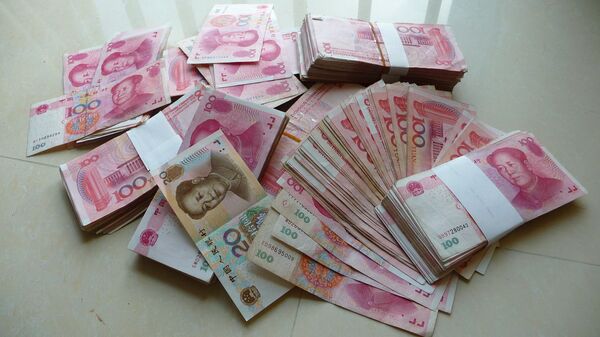 Chinese 100 yuan RMB money currency - Sputnik International