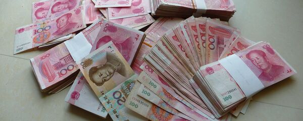 Chinese 100 yuan RMB money currency Chinese 100 yuan RMB money currency - Sputnik International