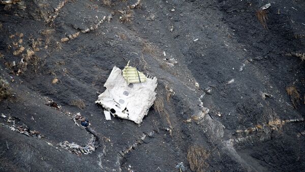 Debris of the crashed Germanwings passenger jet - Sputnik International