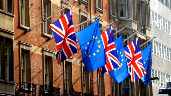 UK, EU flags - Sputnik International