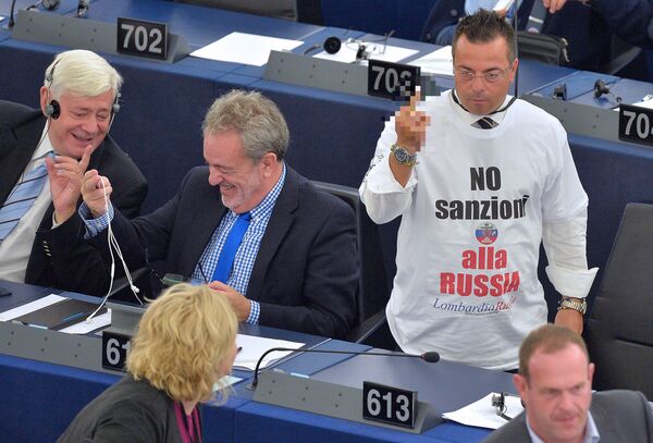 Italian non-affiliated MP Gianluca Buonanno  - Sputnik International