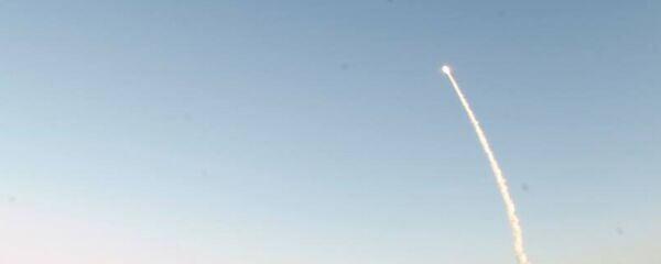 An image provided by Vandenberg Air Force Base shows an unarmed Minuteman III intercontinental ballistic missile being launched during an operational test Wednesday May 22, 2013, from Launch Facility-4 on Vandenberg AFB, Calif - Sputnik International