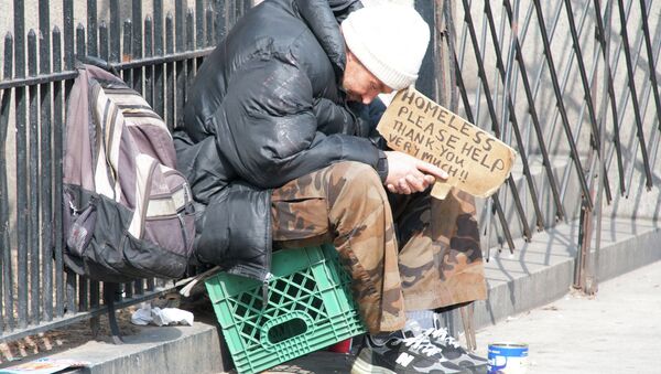 A homeless man - Sputnik International