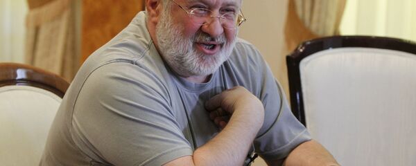 Igor Kolomoisky, billionaire and governor of the Dnipropetrovsk region, speaks during an interview in Dnipropetrovsk - Sputnik International