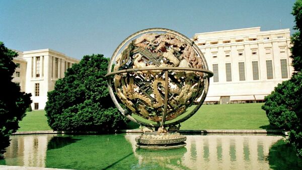 Exterior View of the United Nations Office at Geneva (UNOG) - Sputnik International