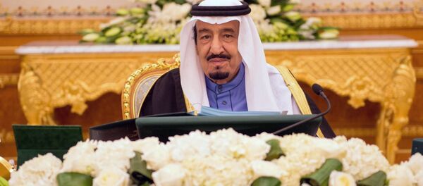 A handout picture released by the Saudi Press Agency (SPA) on February 2, 2015 shows Saudi new King Salman bin Abdulaziz chairing the cabinet meeting in the capital, Riyadh A handout picture released by the Saudi Press Agency (SPA) on February 2, 2015 shows Saudi new King Salman bin Abdulaziz chairing the cabinet meeting in the capital, Riyadh - Sputnik International
