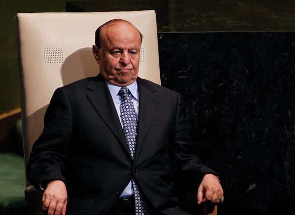Ousted President of Yemen Abd Rabbuh Mansur Hadi Ousted President of Yemen Abd Rabbuh Mansur Hadi - Sputnik International