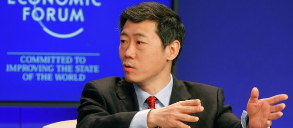 Director General for China in the World Economy, Li Daokui speaks during a session at the World Economic Forum in Davos, Switzerland on Saturday, Jan. 29, 2011 Director General for China in the World Economy, Li Daokui speaks during a session at the World Economic Forum in Davos, Switzerland on Saturday, Jan. 29, 2011 - Sputnik International