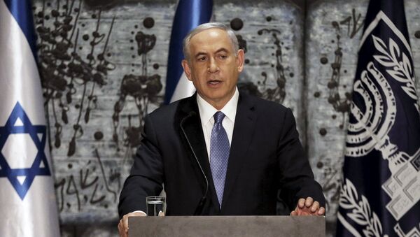 Israeli Prime Minister Benjamin Netanyahu speaks during a ceremony at President Reuven Rivlin's residence in Jerusalem - Sputnik International