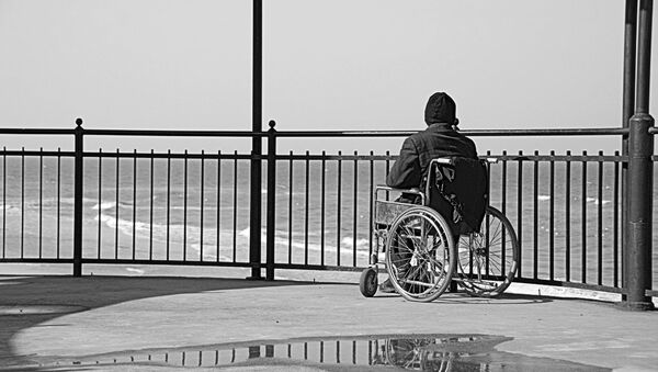 A person in a wheelchair - Sputnik International